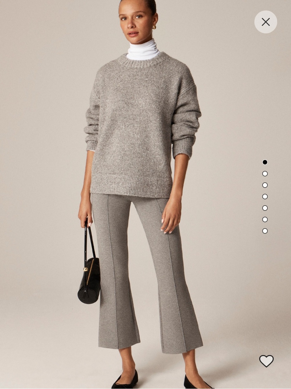 Delaney Kickout Sweater Pant - Jcrew NWT Large Tall - Knit Flare